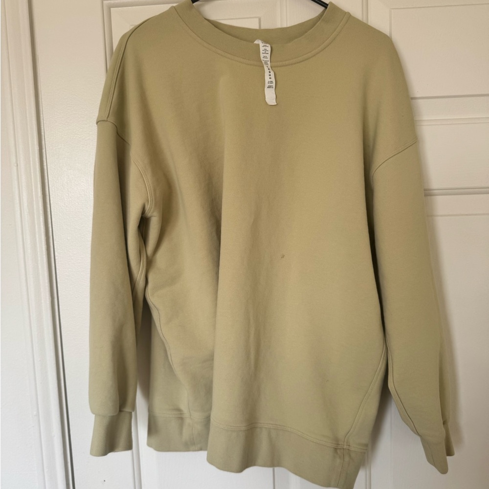 lululemon athletica dew green perfectly oversized crew